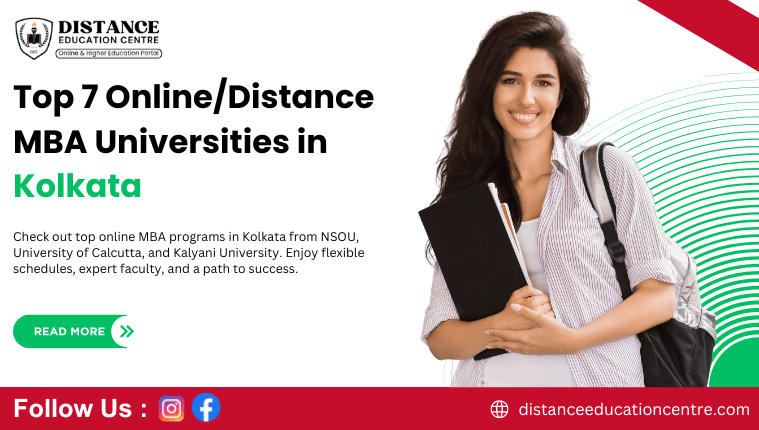 Top 7 Online/Distance MBA Universities in Kolkata