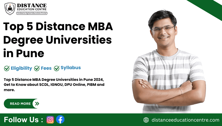 Top 5 Distance MBA Degree Universities in Pune