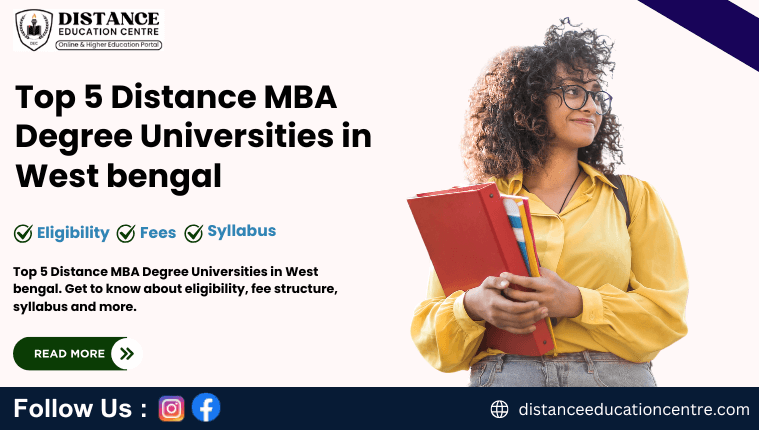 Top 5 Distance MBA Degree Universities in West bengal (1)