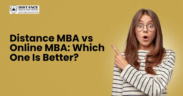 Distance MBA vs Online MBA