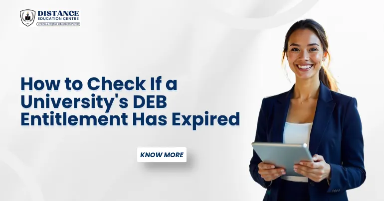 How to Check If a University's DEB Entitlement Has Expired