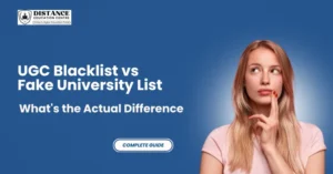 UGC Blacklist vs Fake University List