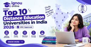 Top 10 Distance Education Universities in India 2026 | UGC Approved
