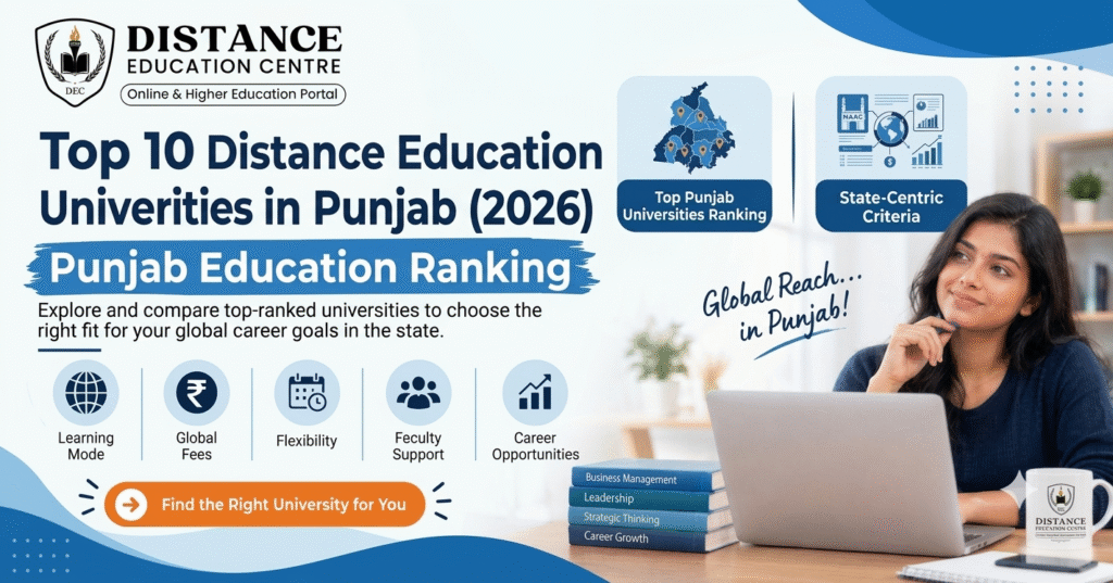 Top 10 Distance Education Universities in Punjab (2026)