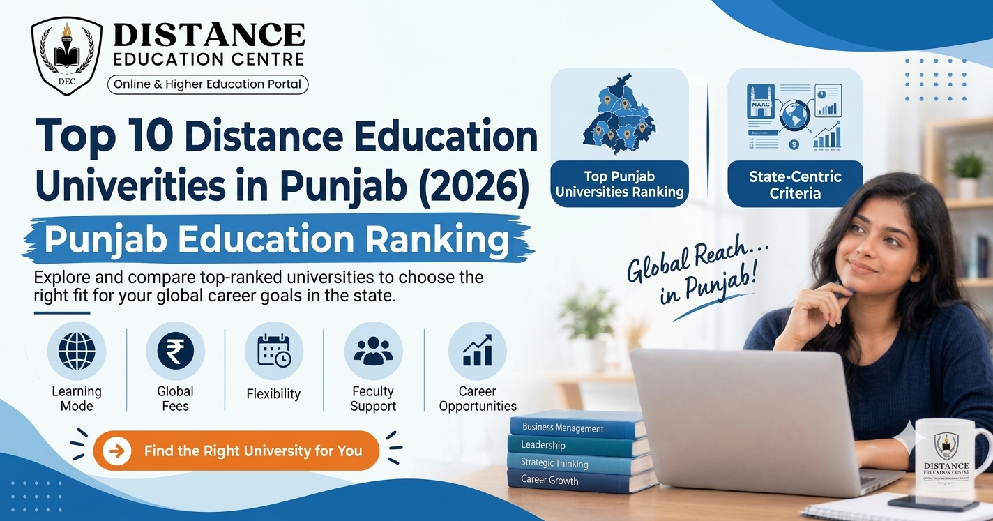 Top 10 Distance Education Universities in Punjab (2026)