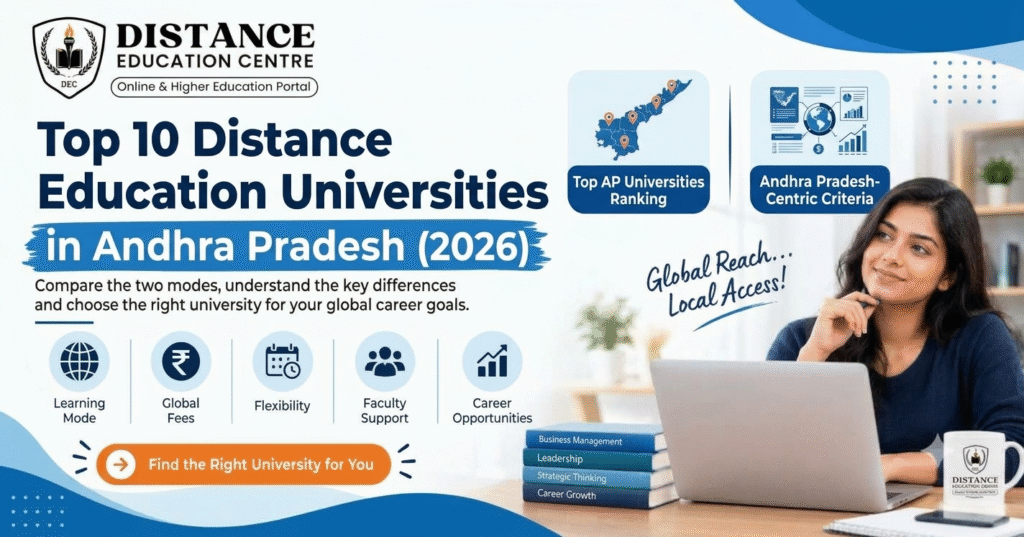 Top 10 Distance Education Universities in Andhra Pradesh (2026)