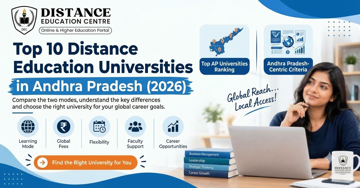 Top 10 Distance Education Universities in Andhra Pradesh (2026)