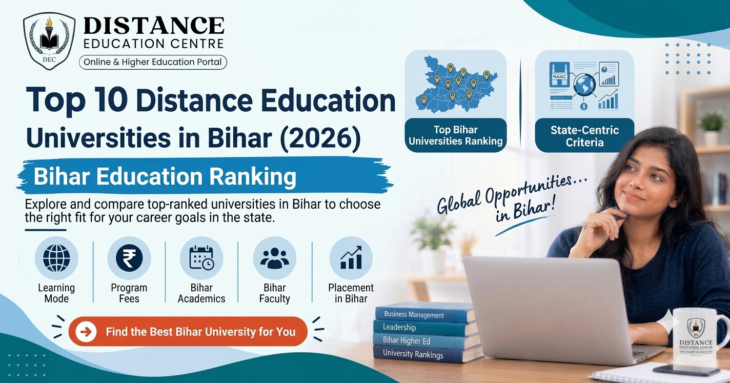 Top 10 Distance Education Universities in Bihar (2026)