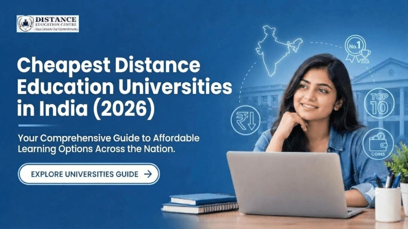 Cheapest Distance Education Universities in India 2026