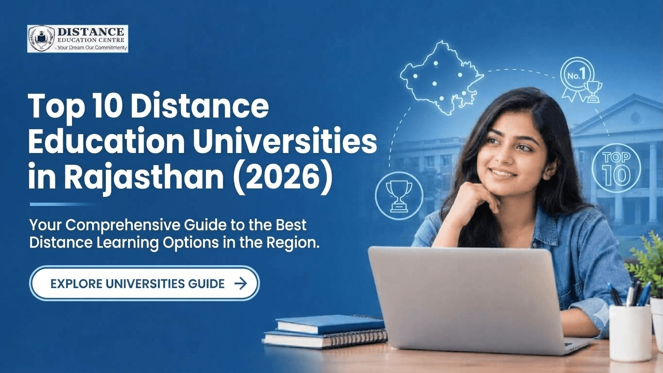 Top 10 Distance Education Universities in Rajasthan 2026