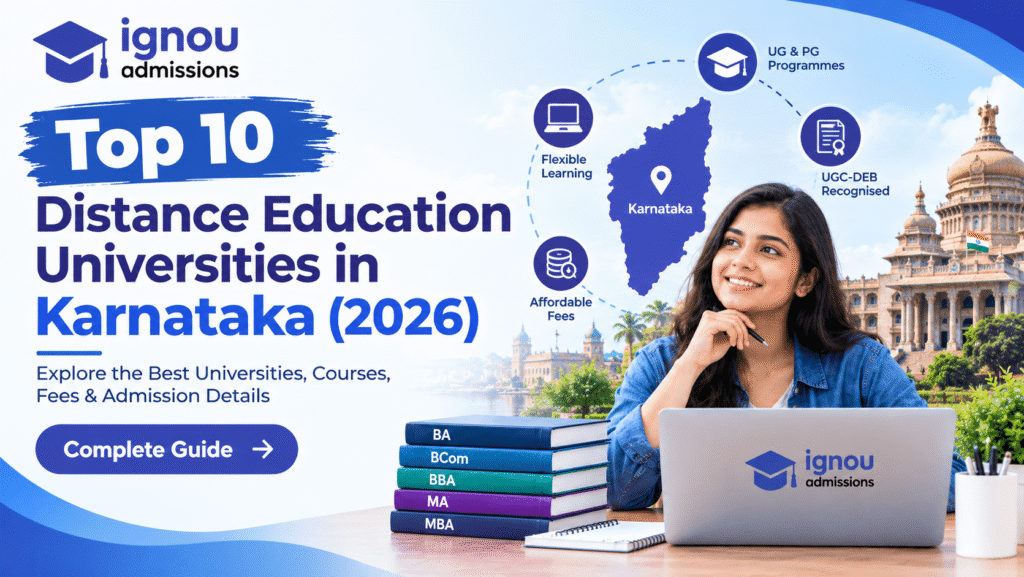 Top 10 Distance Education Universities in Karnataka 2026